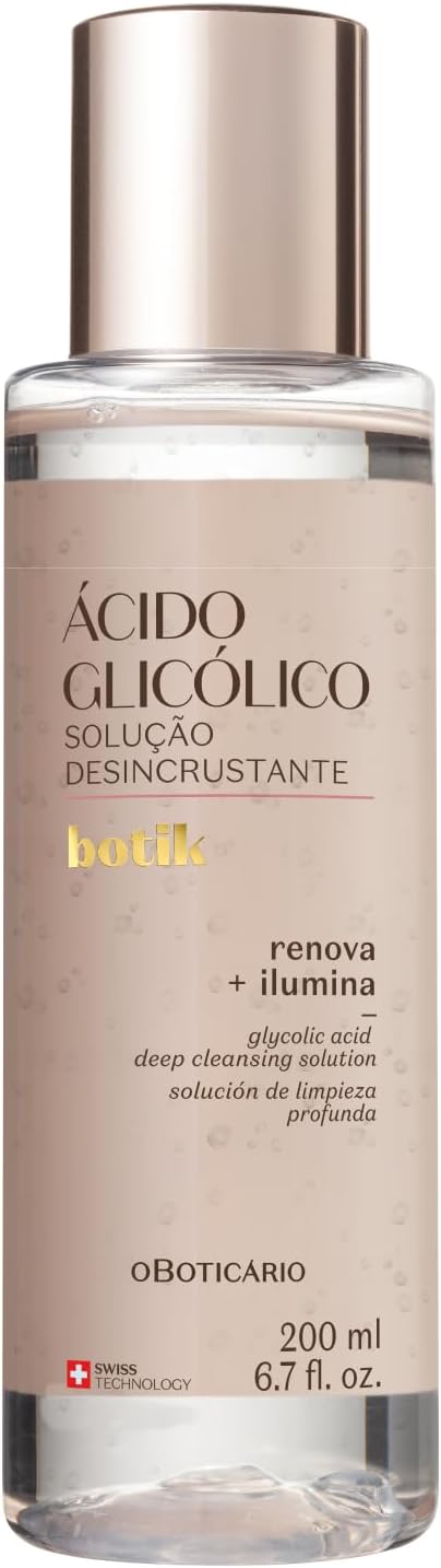 Ácido Glicólico Solução Desincrustante Botik, 200ml