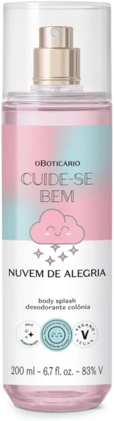 Cuide-se Bem Nuvem de Alegria Body Splash, 200ml