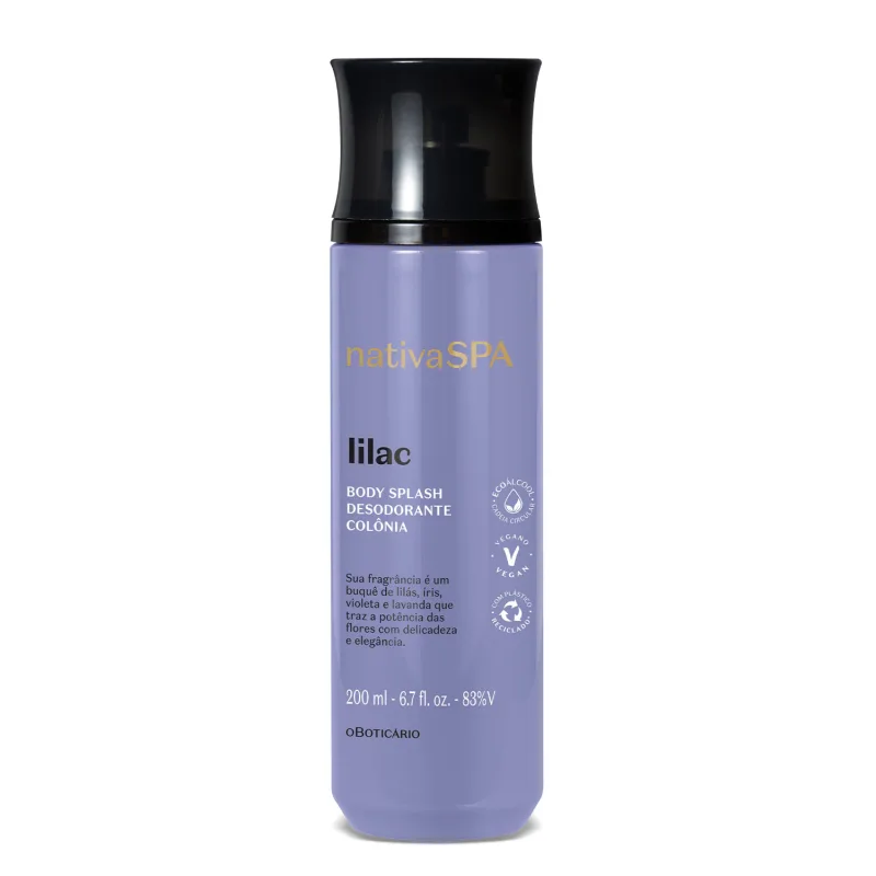 Body Splash Nativa SPA Lilac, 200ml