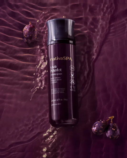Body Splash Nativa Spa Uva Merlot, 200ml