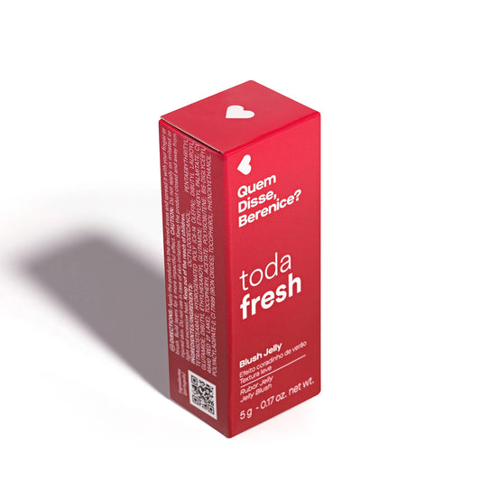Jelly Blush Multifuncional Toda Fresh, cor Bordo Fresh, 5g