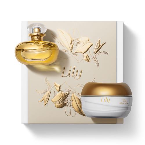 Coffret de Dia do Amor Lily Acetinado