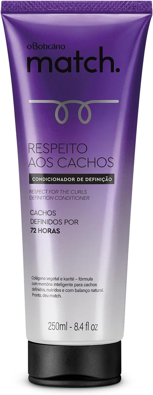 Condicionador Match Respeito aos Cachos, 250ml