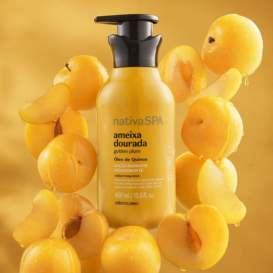 Loção Hidratante Corporal Nativa Spa Ameixa Dourada, 400ml