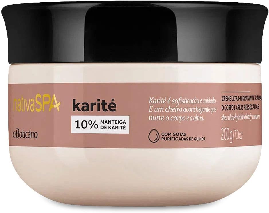 Creme Ultra Hidratante Nativa Spa Karité, 200g