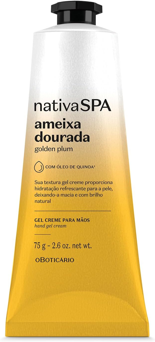 Creme de Mãos Nativa Spa Ameixa Dourada, 75g