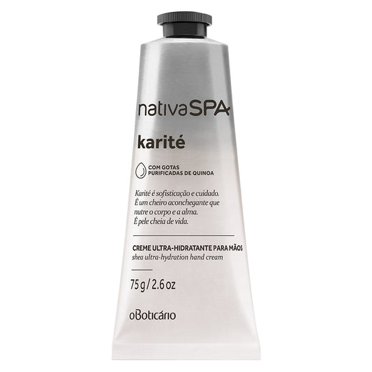 Creme de Mãos Nativa Spa Karité, 75g