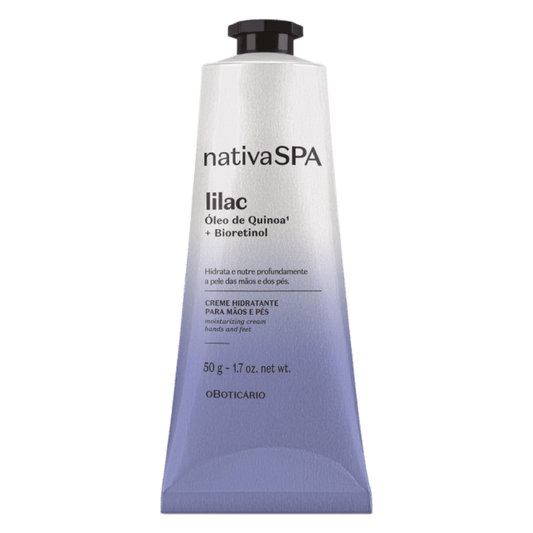 Creme Hidratante Para Mãos e Pés Nativa SPA Lilac, 50g