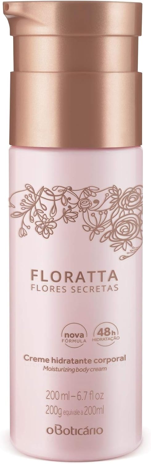 Floratta Creme Hidratante Desodorante Corporal Flores Secretas 200ml