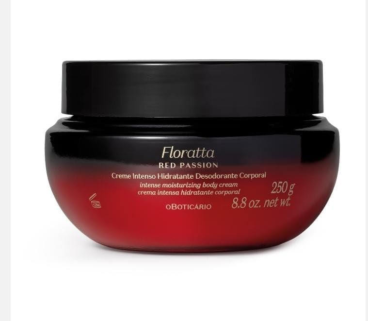 Creme Intenso Hidratante Corporal Floratta Red Passion 250g