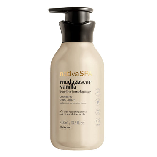 Loção Hidratante Nativa SPA vanille de Madagascar, 400 ml