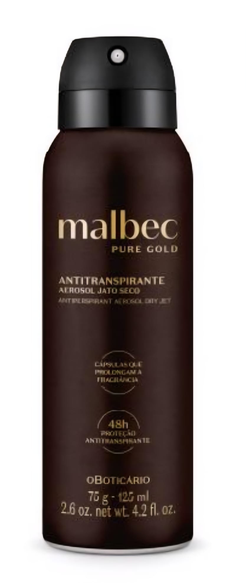 Déodorante Malbec Pure Gold, 125ml