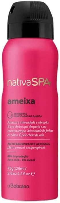 Desodorante Aerosol Antitranspirante Nativa SPA Ameixa 75g
