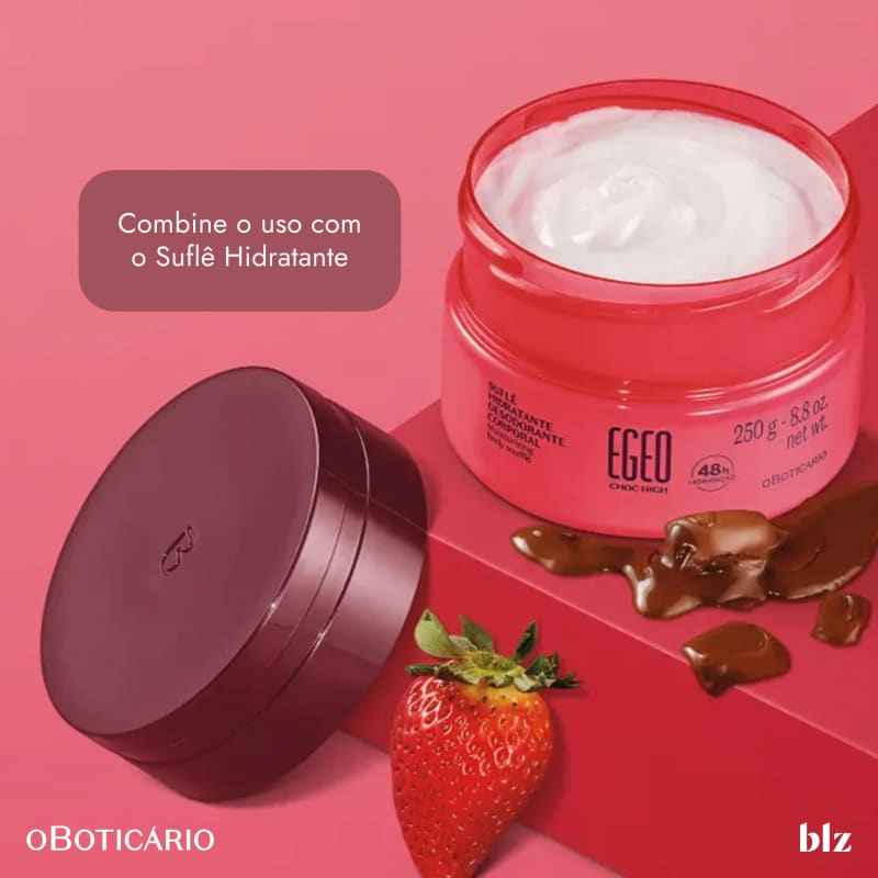 Suflê Hidratante Corporal Egeo Choc High 250g