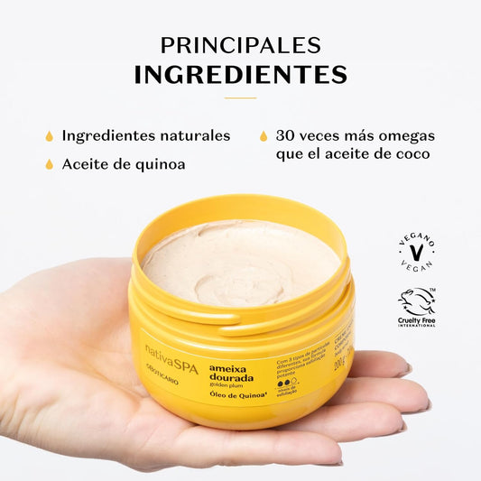 Creme Esfoliante Corporal Nativa Spa Ameixa Dourada, 200g