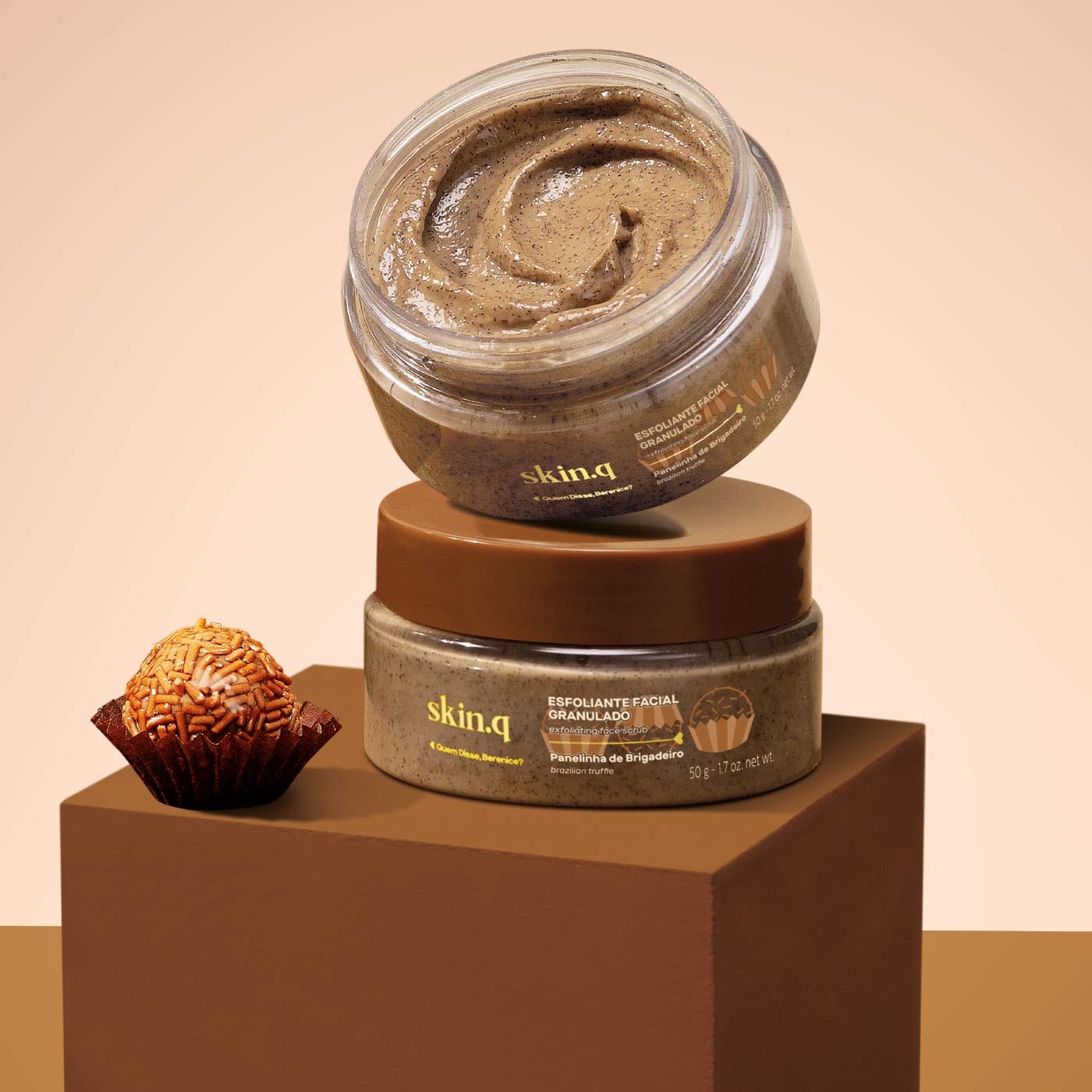 Esfoliante Facial Brigadeiro skin.q, Quem Disse, Berenice?, 50g