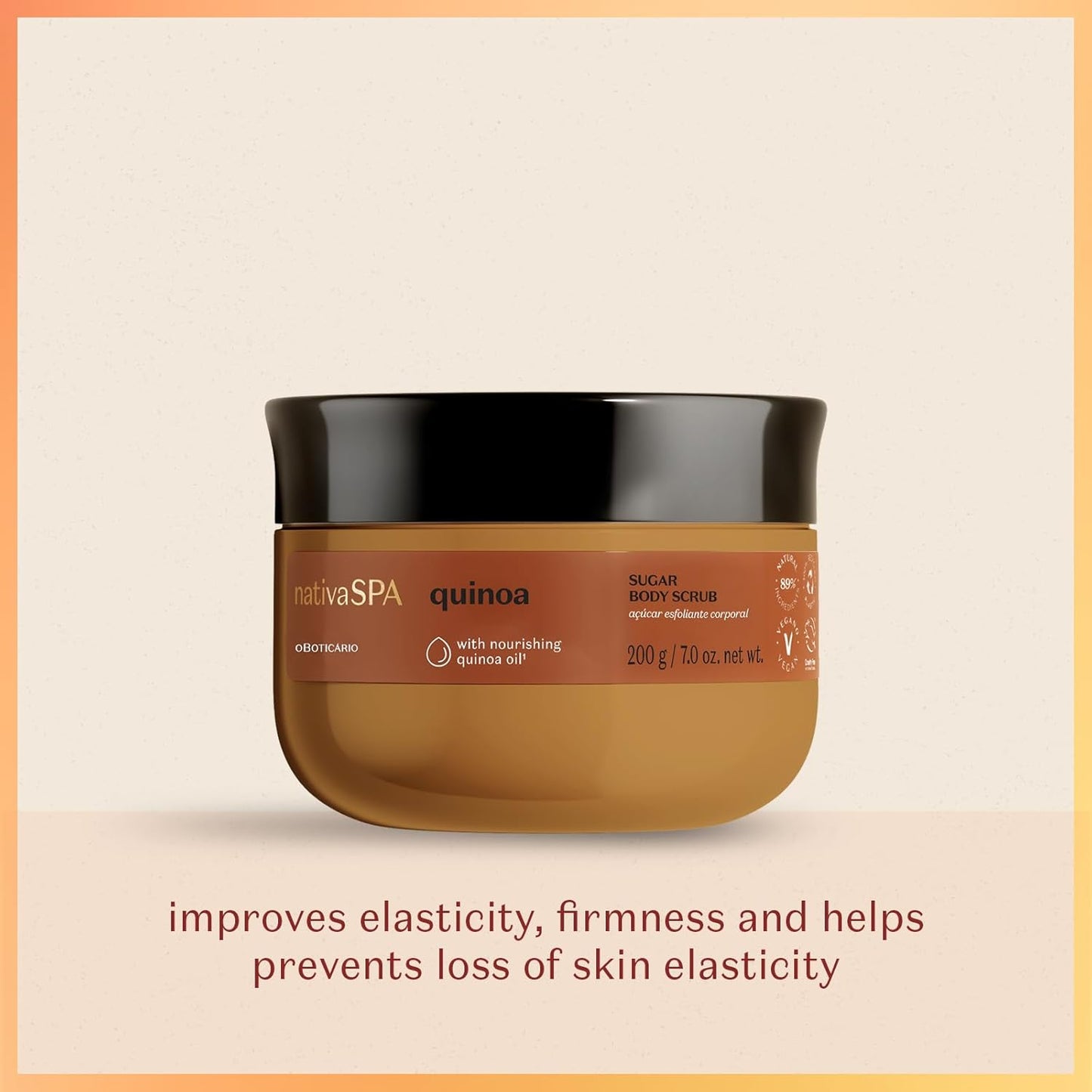 Açúcar Esfoliante Nativa Spa Quinoa, 200g