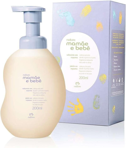 Sabonete em Espuma Relaxante - Mamãe e Bebê - 200ML