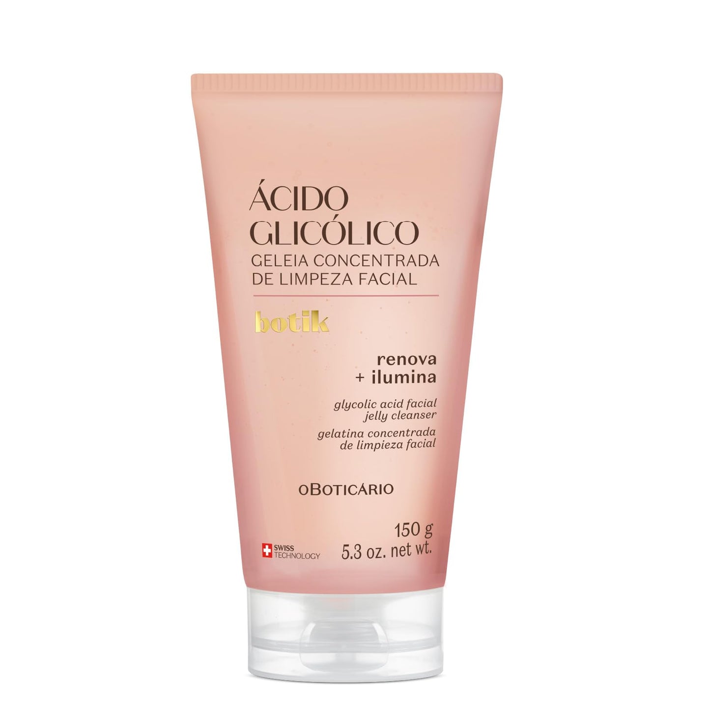 Gelée nettoyante concentrée pour le visage à l'acide glycolique Botik, 150 g