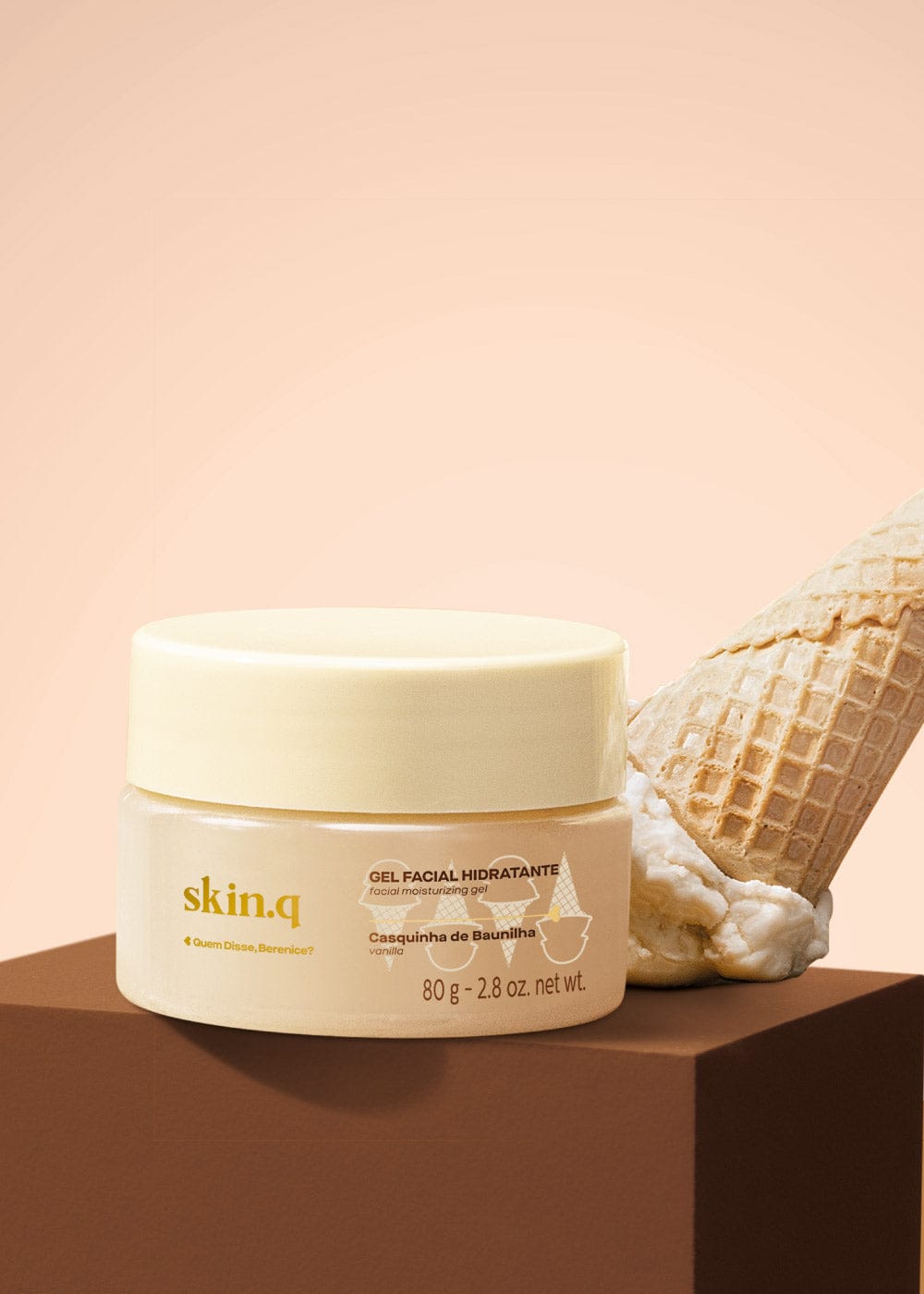 Hidratante Facial Baunilha Skin.q, Quem Disse, Berenice?, 80g