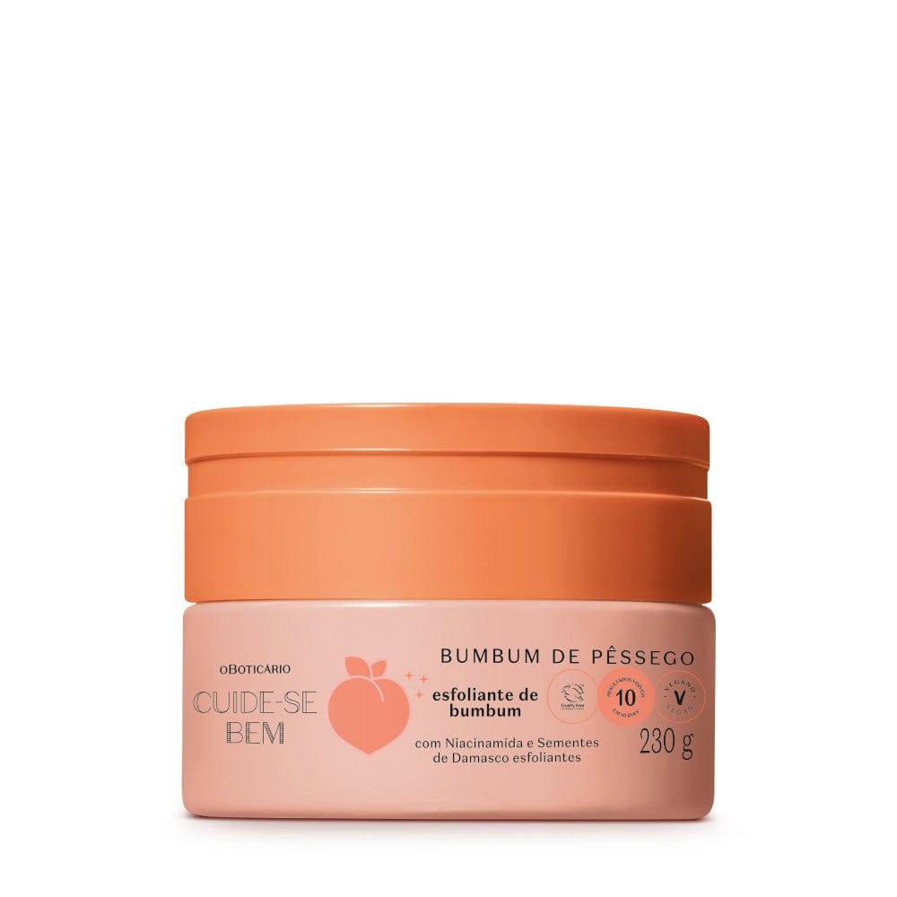 Creme esfoliante, para Bumbum de pêssego 230g