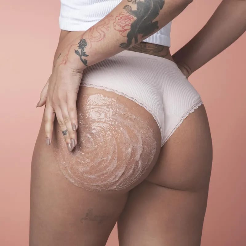 Creme esfoliante, para Bumbum de pêssego 230g