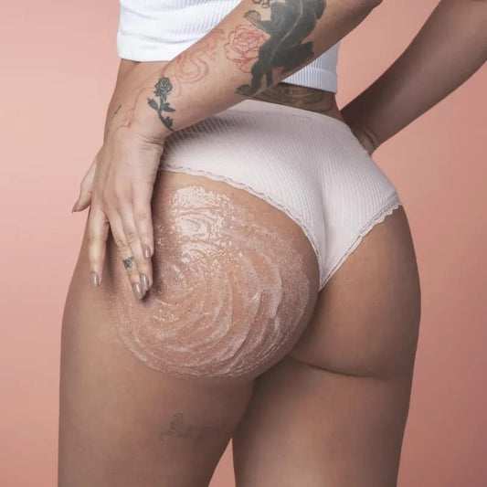 Creme Esfoliante Pessegura Cuide-se Bem Bumbum de Pêssego, 230g