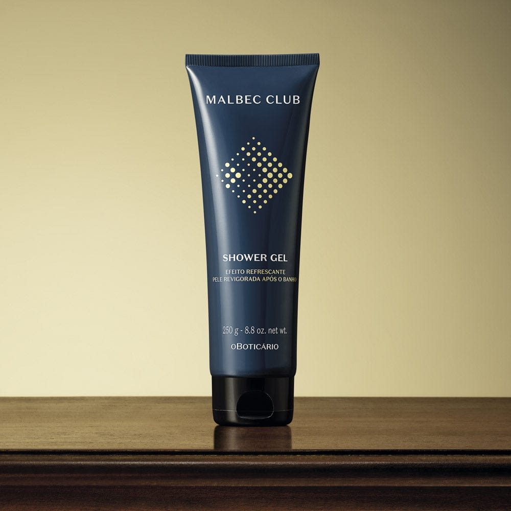 Gel douche corpo e cabelo Malbec Club, 250 g