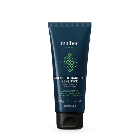Creme para Barbear Sensitive Malbec Club, 100 g