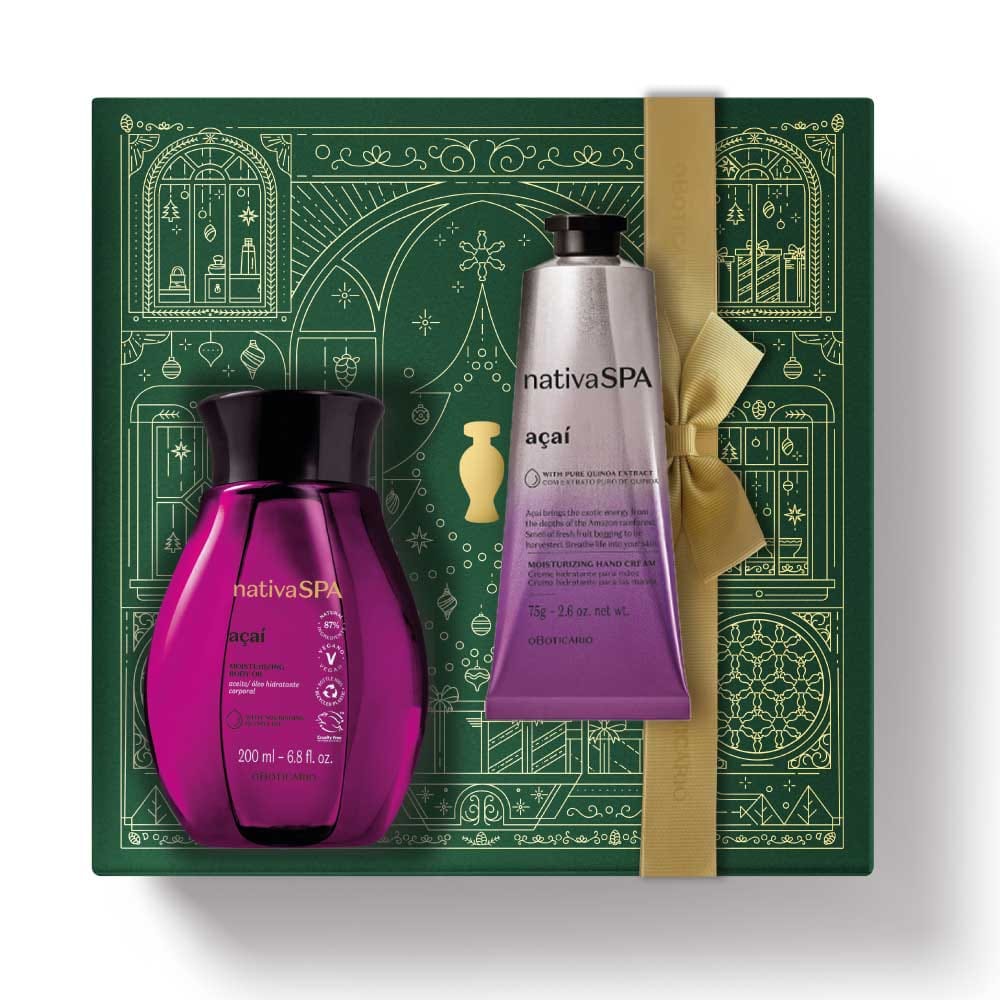 Kit de Natal Hidratação Nativa SPA Açaí