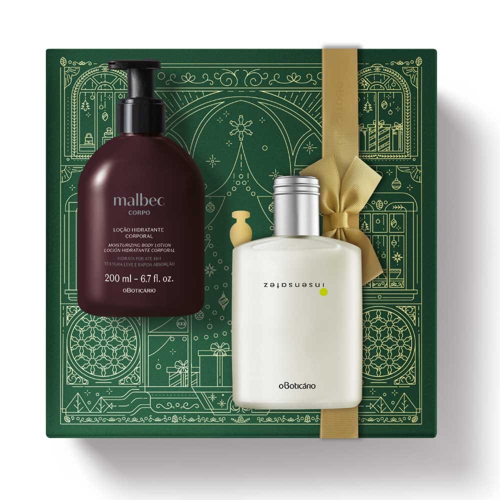 Kit de Natal Perfume Insensatez + Creme Hidratante Malbec
