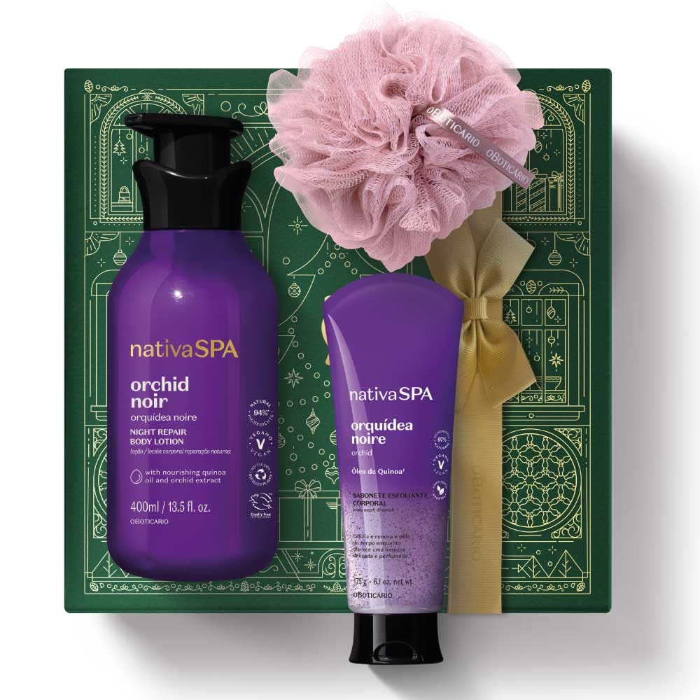 Kit de Natal Hidratação Nativa SPA Orquídea Noire