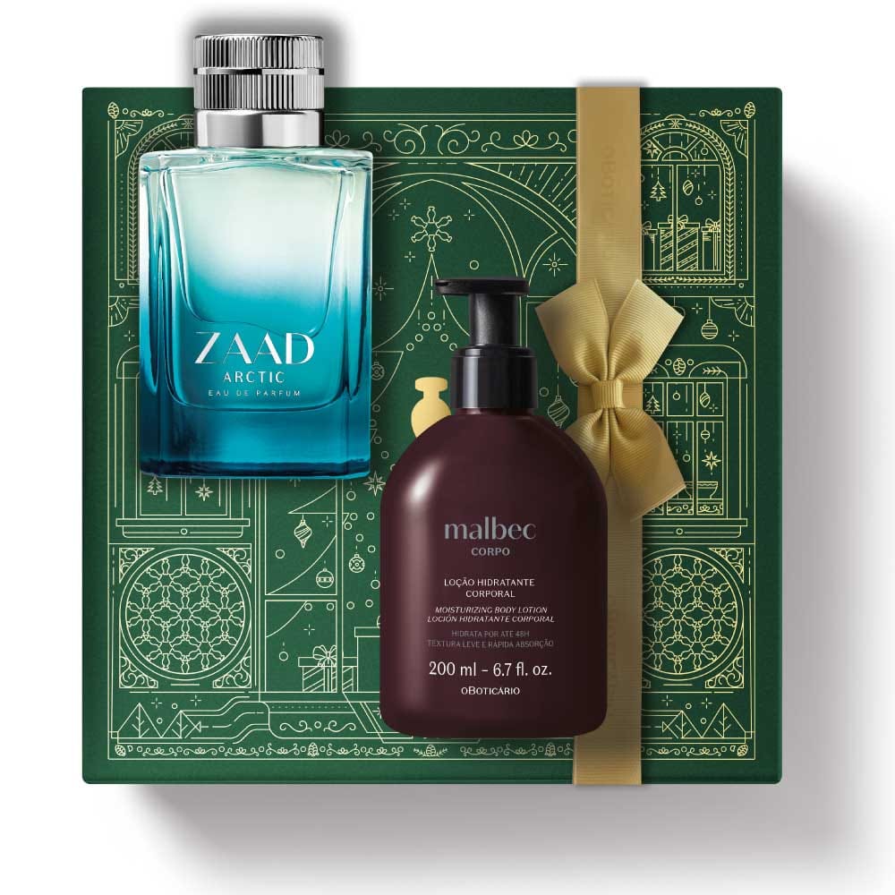 Kit de Natal Perfume Zaad Arctic + Malbec