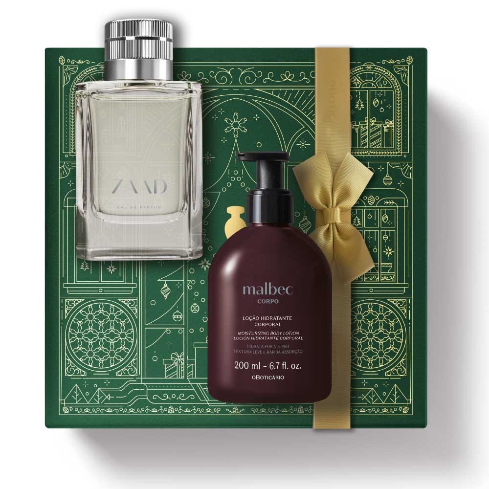 Kit de Natal Perfume Zaad + Creme Hidratante Malbec