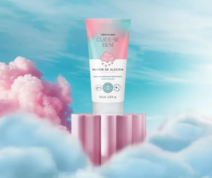 Cuide-se Bem Nuvem de Alegria Loção Hidratante Iluminadora, 150ml