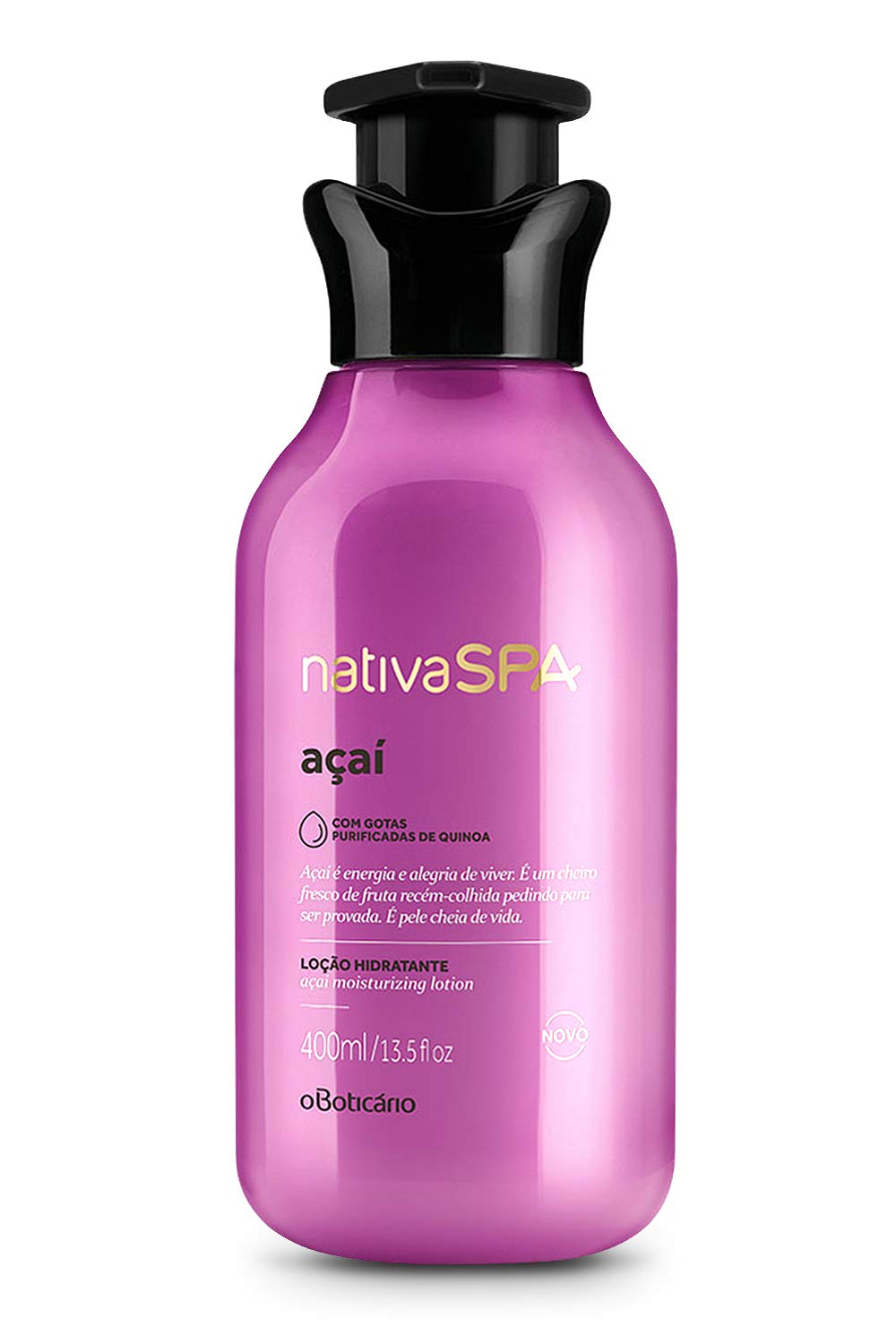 Loção Hidratante Nativa SPA Açai, 400 ml