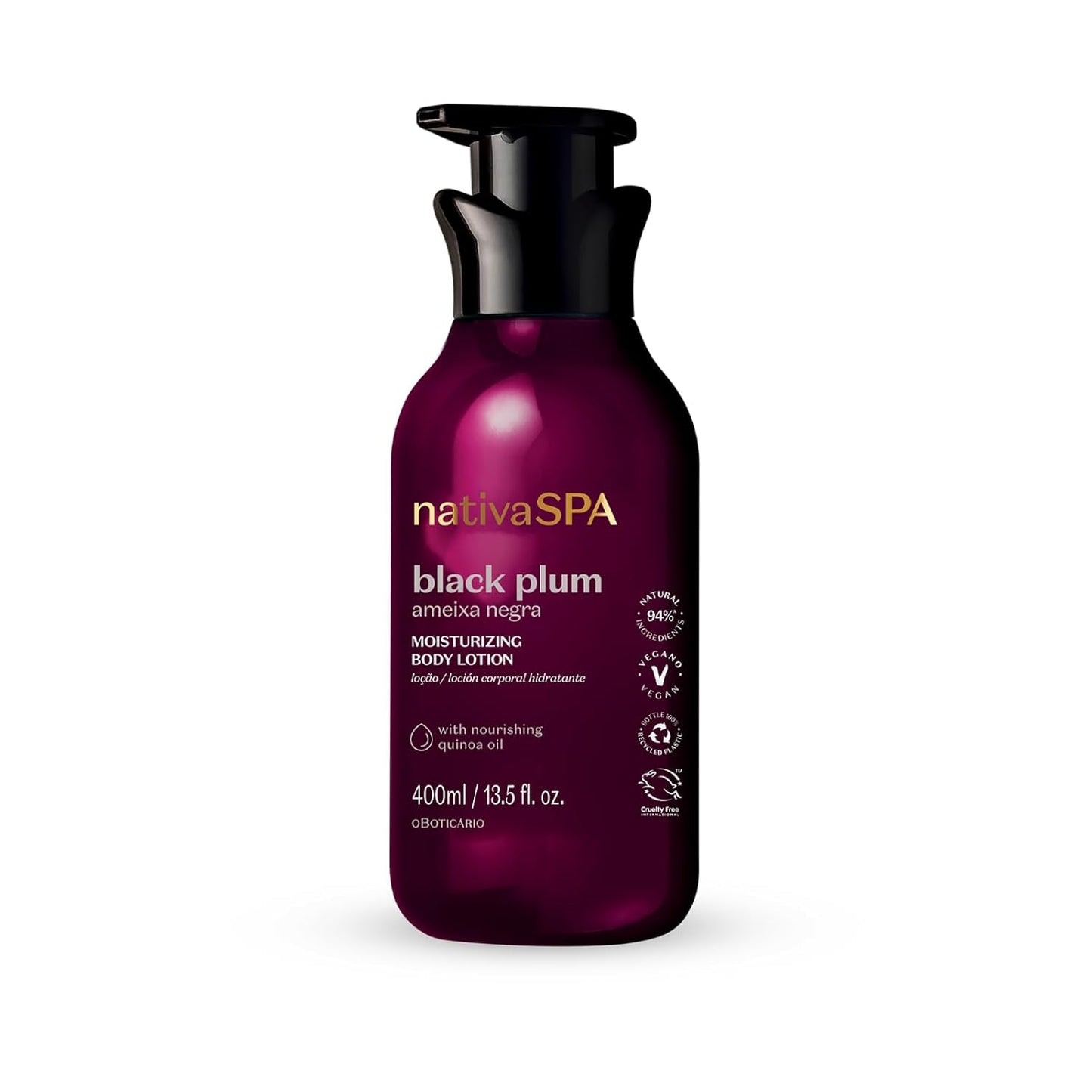 Loção Hidratante Nativa SPA Ameixa Negra, 400 ml