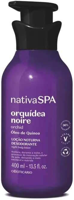 Loção Corporal Nativa Spa Orquídea Noire, 400ml