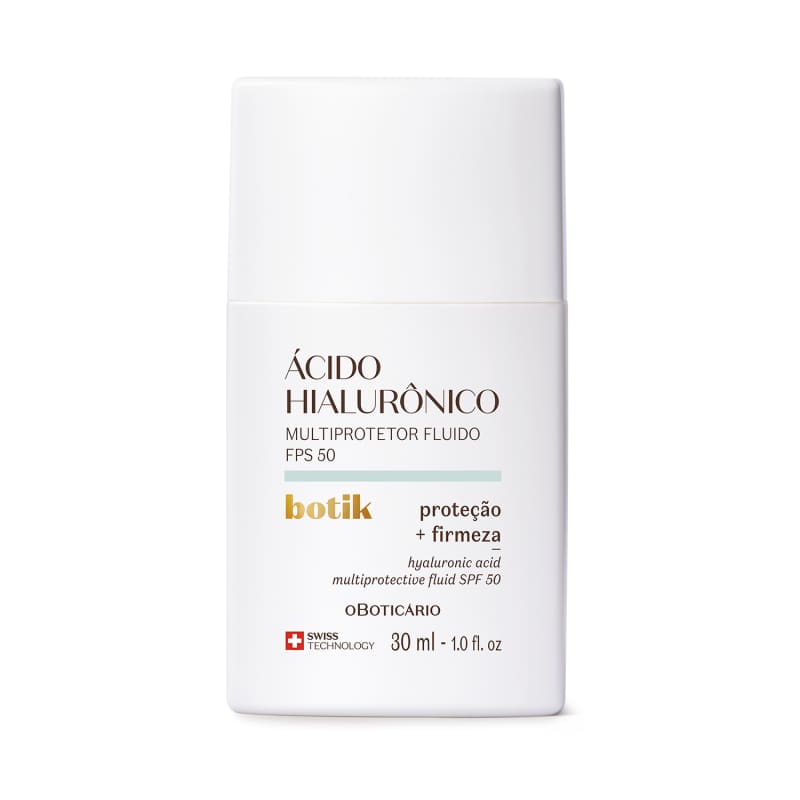 Fluido Multiprotetor Ácido Hialurónico FPS50 Botik 30ml