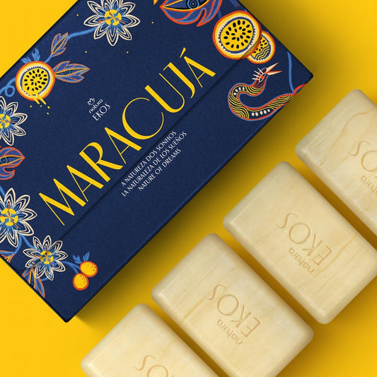 Sabonete em Barra Puro Vegetal Ekos Maracujá