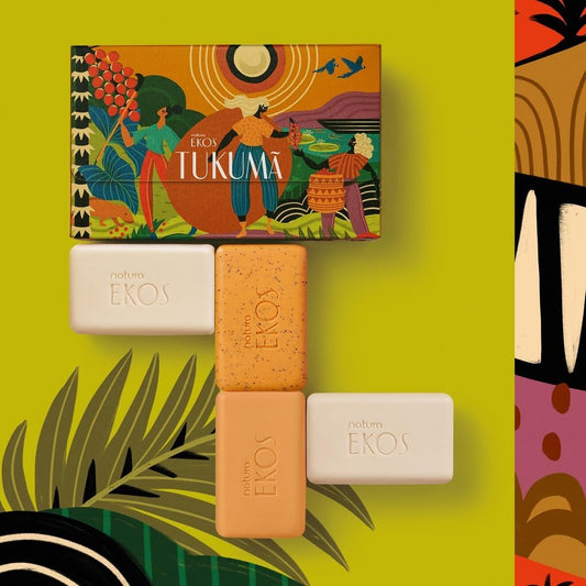 Sabonete em Barra Puro Vegetal Ekos Tukuma