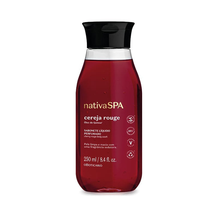 Sabonete Líquido Perfumado Nativa Spa Cereja Rouge 250ml