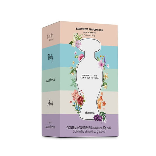 Kit Sabonetes Perfumados 5 x 80Gr