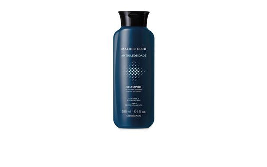 Shampoo Cabelos Oleosos Malbec Club, 250ml