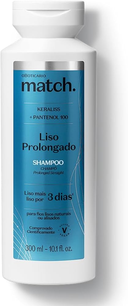 Shampoo Liso Prolongado Match 300Ml