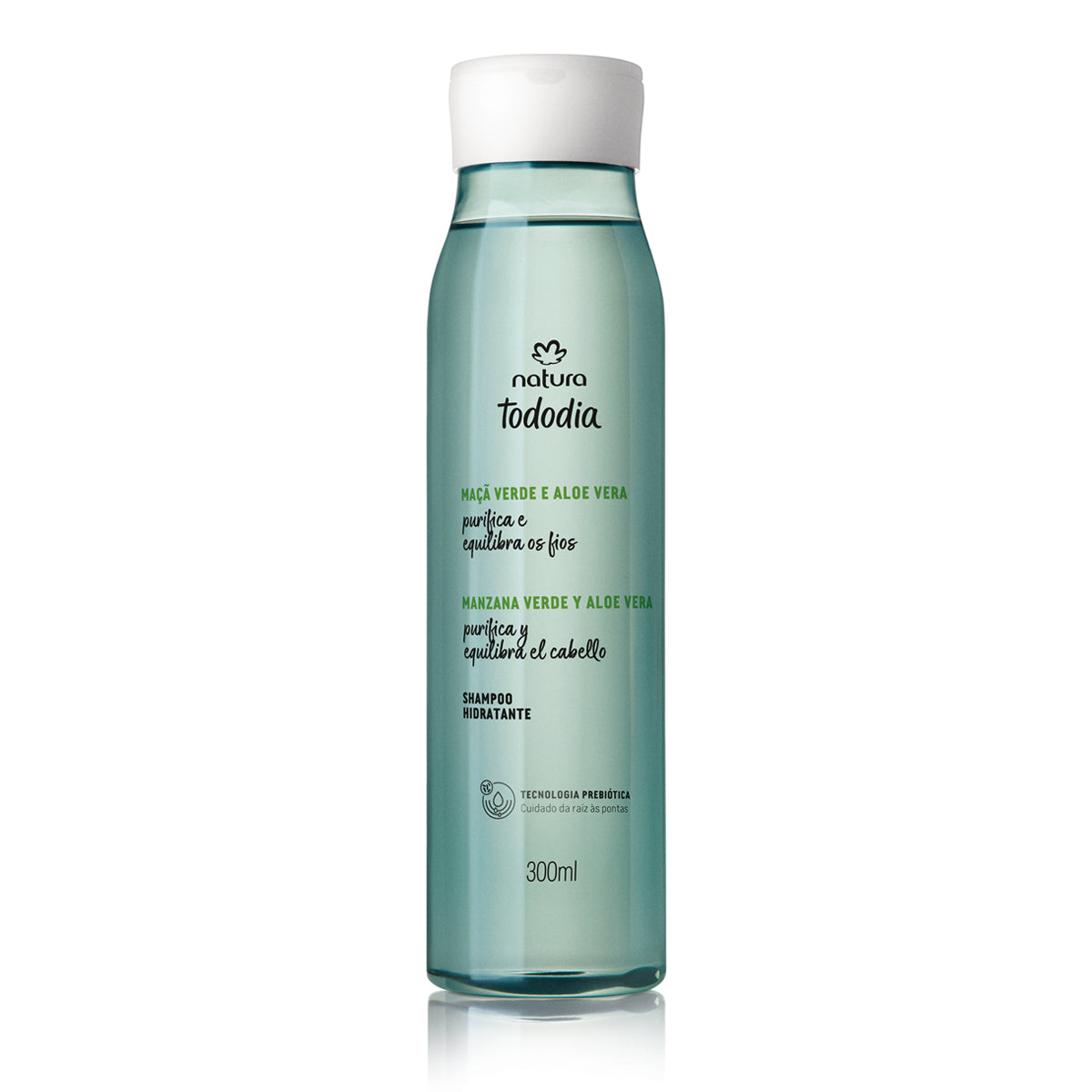 Shampoing hydratant à la maca verte et à l'aloe vera 300 ml - Natura Tododia
