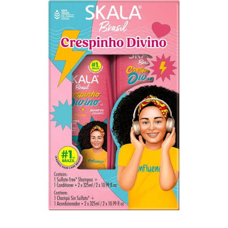 Skala Kit Shampoo + Condicionador Crespinho Divino
