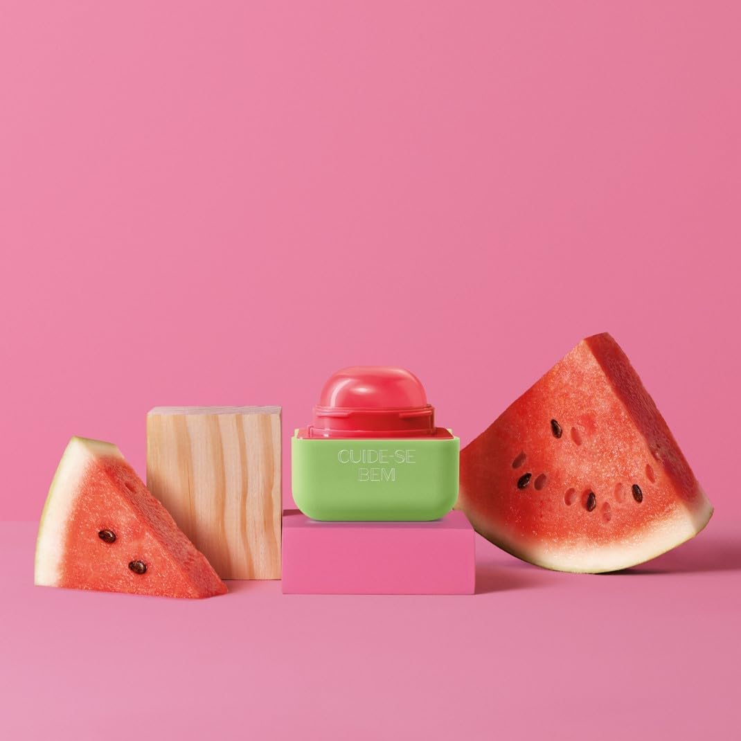 Hidratante Labial Multifuncional Melancia Cuide-se Bem 6,2g