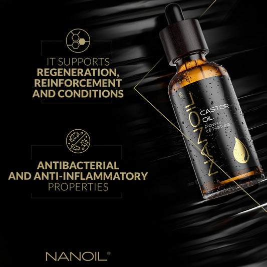 Nanoil Castor Oil, Huile de Ricin 50ml