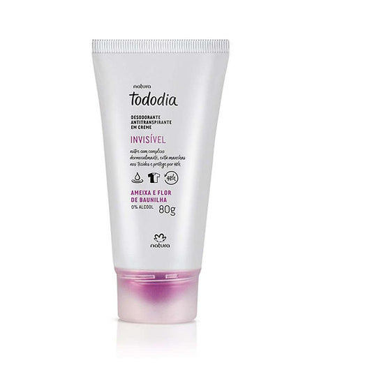 Desodorante em Creme Tododia Ameixa e Flor de Baunilha 80Gr